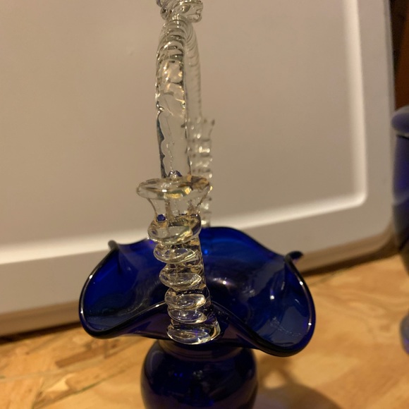 Vintage Cobalt Blue Glassware - Picture 7 of 14